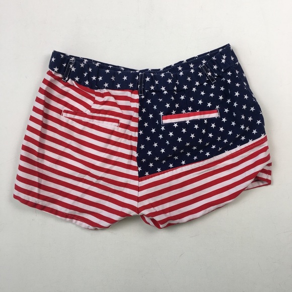 Chubbies Shorts Red White Blue Americas XL 12 - Picture 4 of 5
